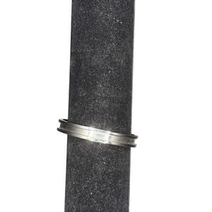 Silver bracelet that hides your hair tie